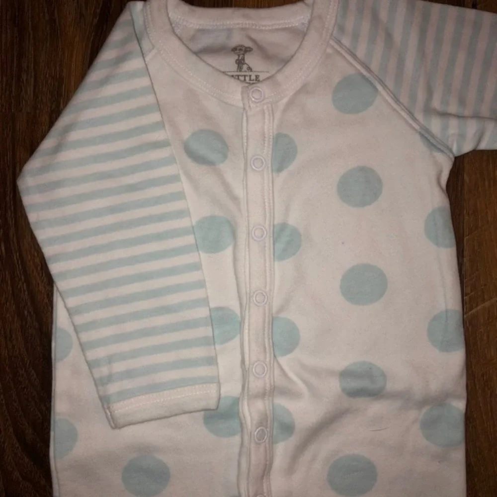 Little Giraffe Pajamas Footie Lollypop Henley Footed Sleeper pajamas 3-6 months